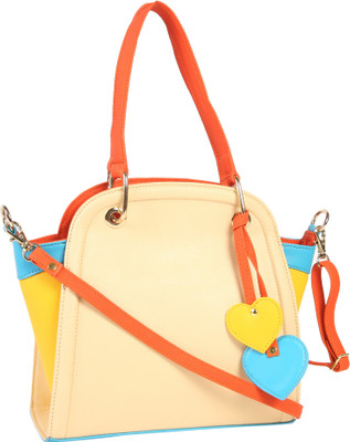 

Zaera Women Casual Beige PU Sling Bag