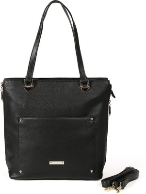 Leanore Elizabeth Girls Casual Black PU Tote