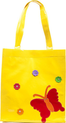 

Lill Pumpkins Girls Casual Yellow Leatherette Tote
