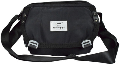 

Cropp Men & Women Casual Black Nylon Sling Bag