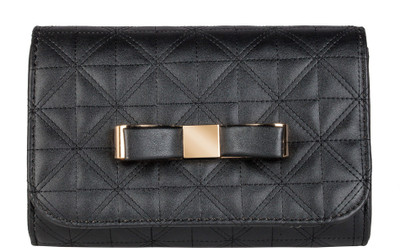 

Abrazo Girls Casual Black PU Sling Bag