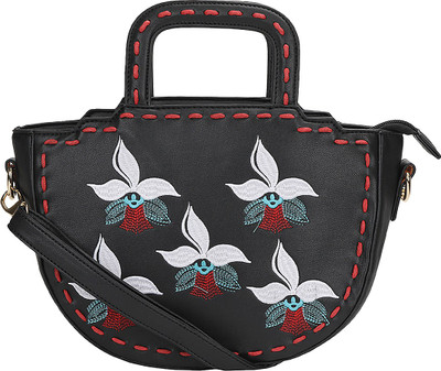 

Liza Women Casual Black, Red PU Sling Bag