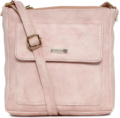 

Esbeda Women Casual Pink PU Sling Bag