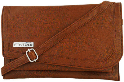 

Fantosy Women Casual Tan PU Shoulder Bag