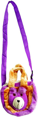 

CraftEra Girls Casual Purple Cotton Sling Bag