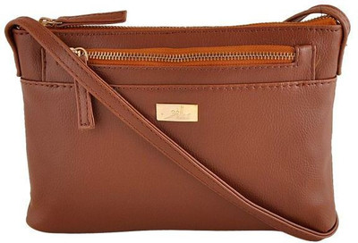 

Yelloe Women Tan PU Sling Bag