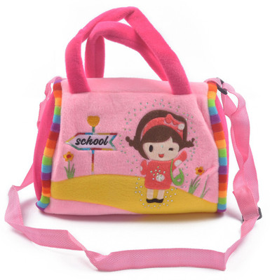 

Koochiekoo Girls Casual Pink Cotton Sling Bag
