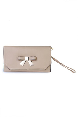 

Kleio Women Casual Beige Leatherette Sling Bag