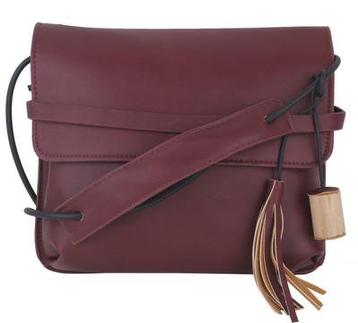 

Alvaro Castagnino Women Red PU Sling Bag