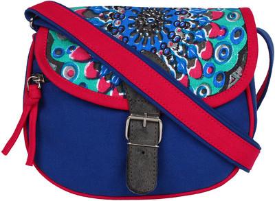 

Anekaant Women Casual Multicolor Canvas Sling Bag