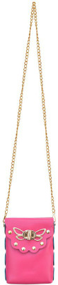 

MOOI-ZAK Girls Evening/Party Pink PU Sling Bag
