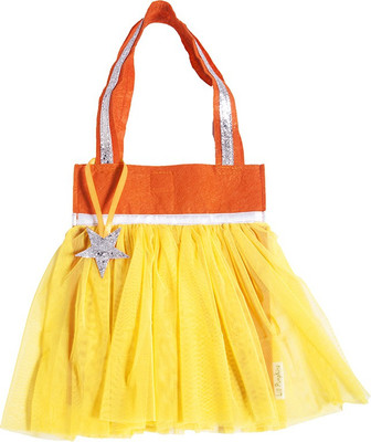 

Lill Pumpkins Girls Casual Yellow Felt Tote