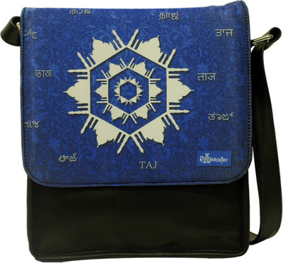 

The Ringmaster Men & Women Casual Blue PU Sling Bag