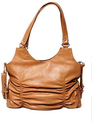 Giant Roots Women Casual Beige Leatherette Shoulder Bag