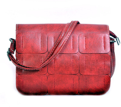 

Bags Craze Women Formal Maroon PU Sling Bag