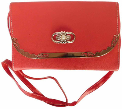 

Laviva Women Casual Pink PU Sling Bag