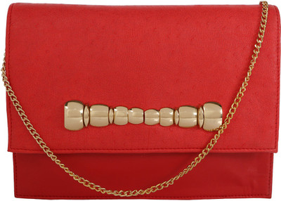 Berrypeckers Women Evening/Party Red PU Sling Bag