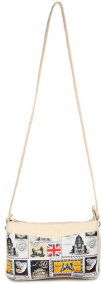

Cappuccino Women Casual Beige Nylon Sling Bag