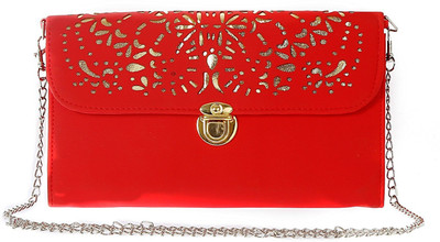 

Estoss Women Casual Red PU Sling Bag