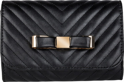 

Abrazo Girls Casual Black PU Sling Bag