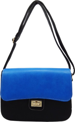 

Hi Look Women Casual Black PU Sling Bag