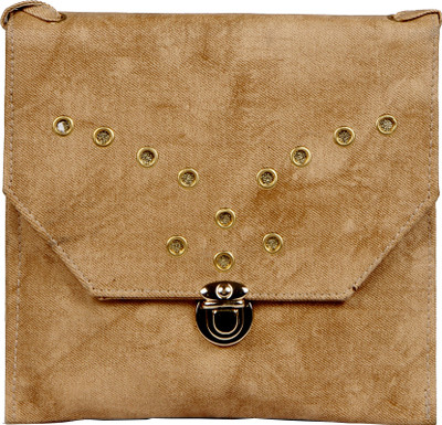 

Alexa India Women Casual Brown Leatherette Sling Bag