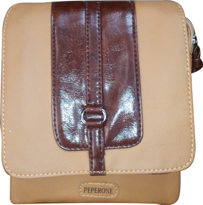 

Peperone Women Casual Tan PU Sling Bag