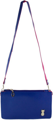 

Heels & Handles Women Casual Blue Leatherette Sling Bag