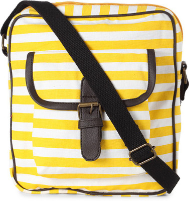 

People Women Casual Yellow PU Sling Bag