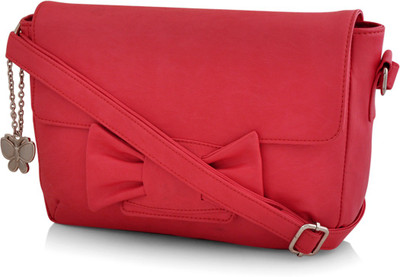 

Butterflies Women Casual Red PU Sling Bag
