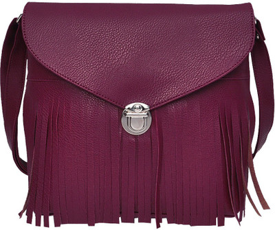 

Hawai Women Purple PU Sling Bag