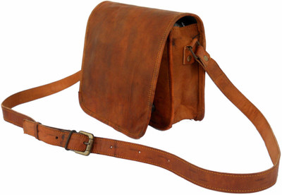 

Pranjals House Boys & Girls Casual Brown Genuine Leather Sling Bag