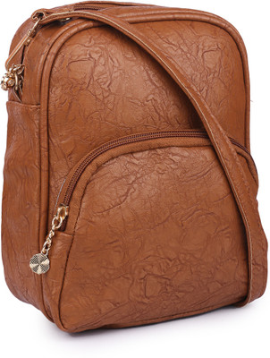 

TR Fashion Girls Casual Brown PU Sling Bag