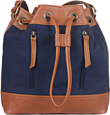

Bagsy Malone Women Casual Blue PU Sling Bag