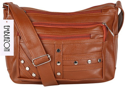 

Emblazon Men & Women Casual Multicolor PU Sling Bag