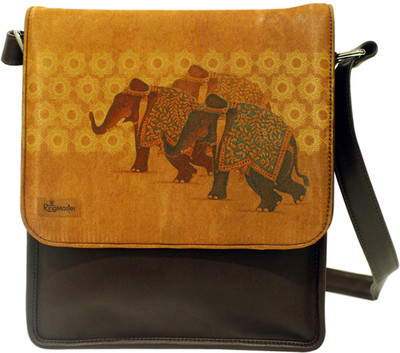 

The Ringmaster Men & Women Casual Yellow PU Sling Bag