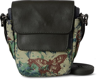 

Baggit Women Casual Grey Rexine Sling Bag