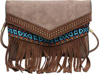 

Hawai Women Casual Tan PU Sling Bag