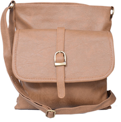 

Scarlett Women Casual Brown PU Sling Bag