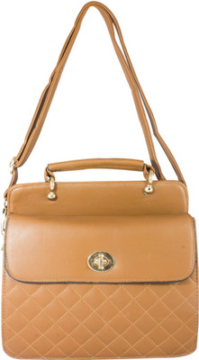

Heels & Handles Women Formal Brown Leatherette, PU Sling Bag