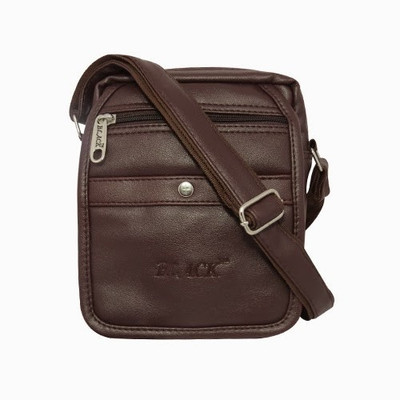 

Chimera Leather Men & Women Casual Brown Leatherette Sling Bag