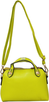 Heels & Handles Women Casual Green PU Sling Bag
