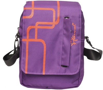 

Hawai Men & Women Casual Purple Polyester Sling Bag