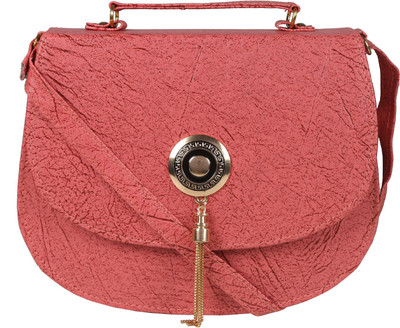 

Marie Girls Evening/Party Red PU Sling Bag
