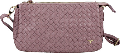 

Bulchee Women Casual Pink PU Sling Bag