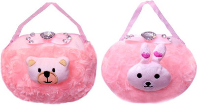 

AARIP Girls Casual Pink Velvet Sling Bag