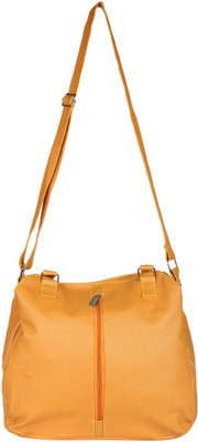 

Radhe Collection Women Casual Yellow Leatherette Sling Bag