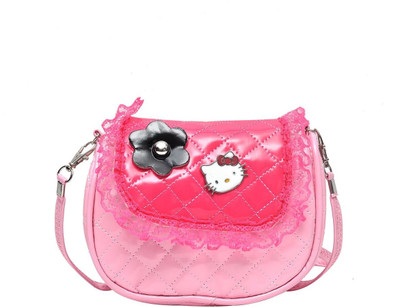 

Hawai Girls Casual Pink PU Sling Bag