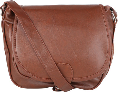 

Emblazon Women Casual Brown PU Sling Bag
