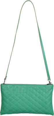

Anekaant Women Casual Green PU Sling Bag